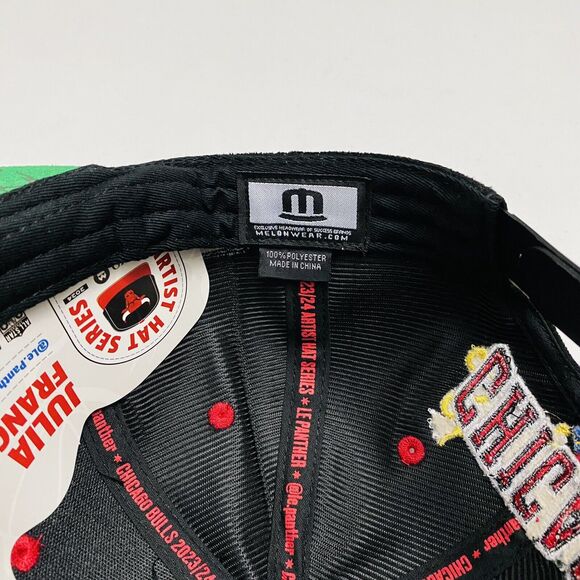 Chicago Bulls Artist Hat Series SGA 2023/24 JULIA FRANCO 3/18/24 Cap One Size - Picture 9 of 10